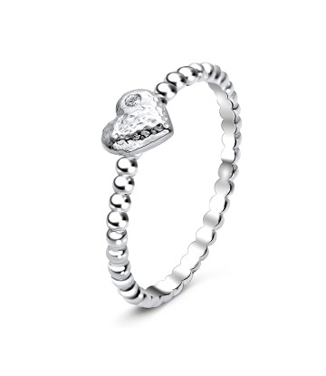 Romantic Crystal CZ Silver Ring NSR-2900